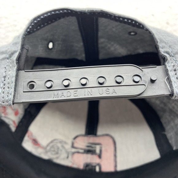 VTG Mario Andretti Snapback Hat Mens OSFM Gray Indy Racing K-Mart Valvoline Dad - Picture 12 of 12